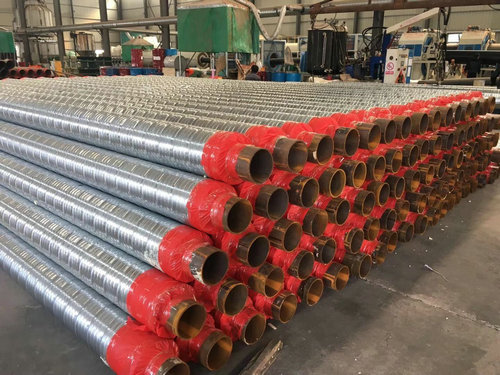 架空聚氨酯發(fā)泡熱力保溫管 架空聚氨酯發(fā)泡熱力保溫管